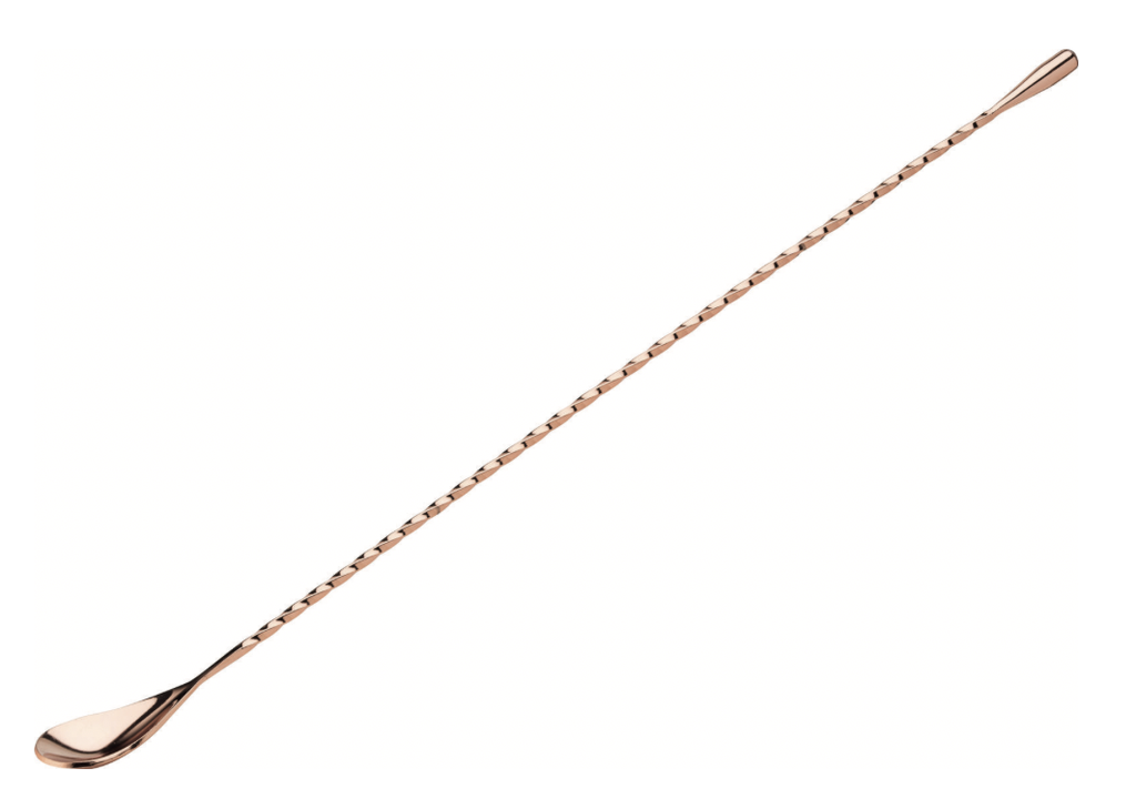 Teardrop Copper Cocktail Mixing Spoon 15.75"(40cm)  (Pack of 6)