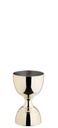 Utopia Gold Round Bulb Jigger 25ml/50ml (Pack of 6)