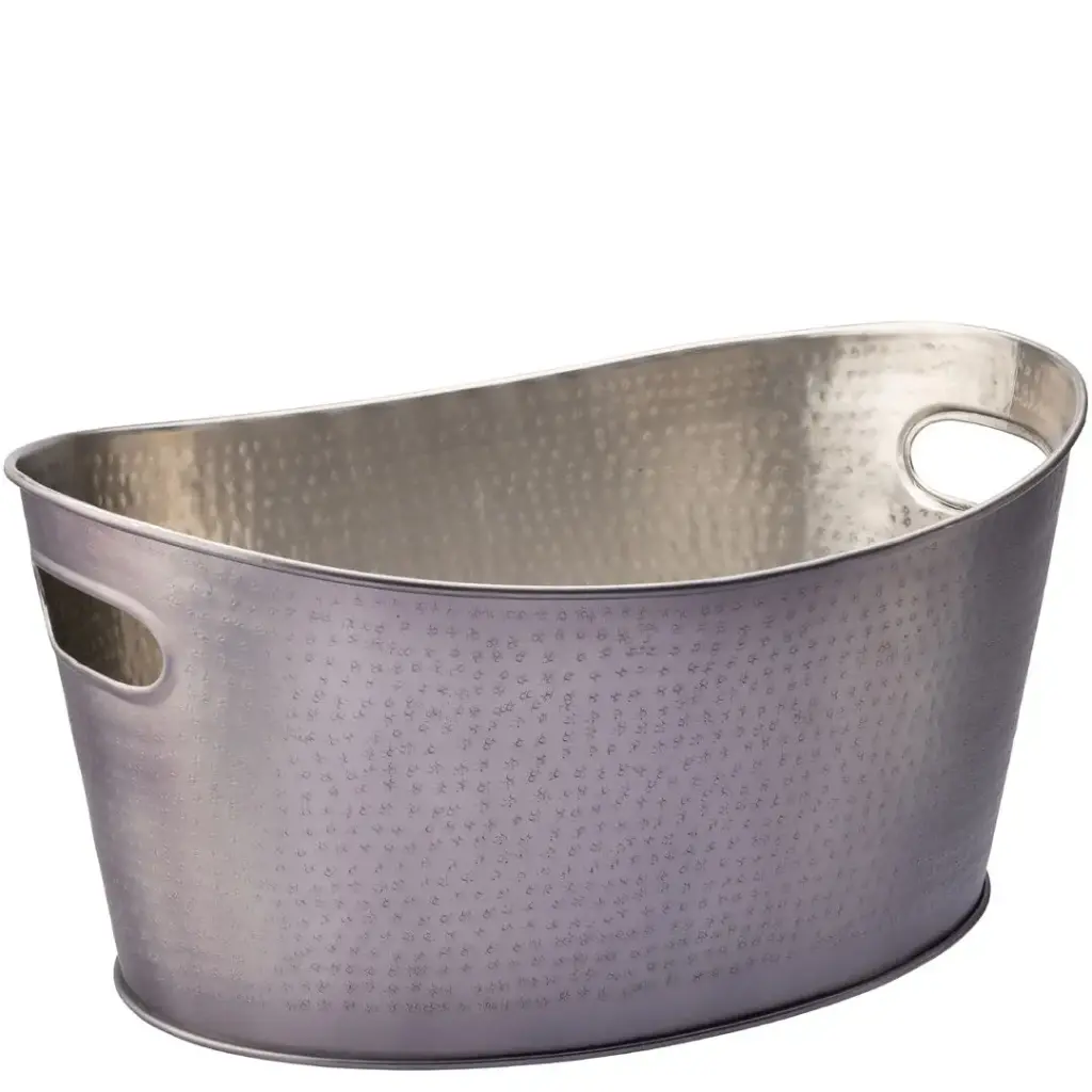 Utopia Gunmetal Handled Ice Bath 40 x 30cm (Pack of 2)