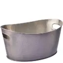 Utopia Gunmetal Handled Ice Bath 40 x 30cm (Pack of 2)