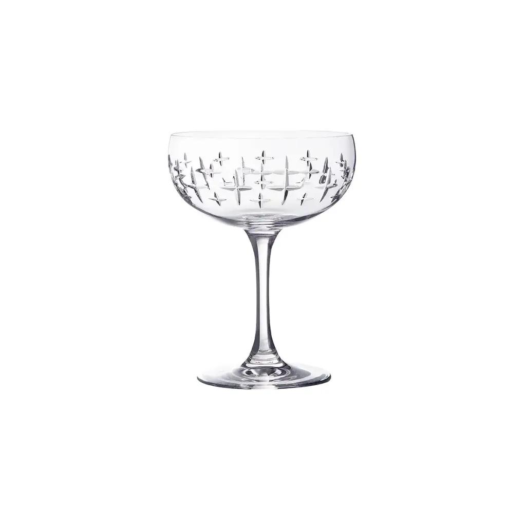 Degrenne NEWPORT TWIST Cocktail Glass/Ice Cup 28 cl (Pack of 6)