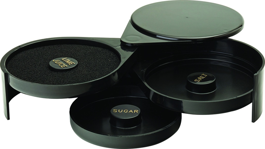 Utopia Black 3 Tier Glass Rimmer
