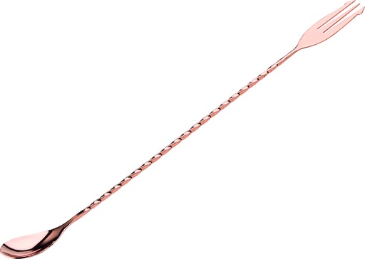 Utopia Fork End Copper Cocktail Mixing Spoon 12" (30cm) (Pack of 12)