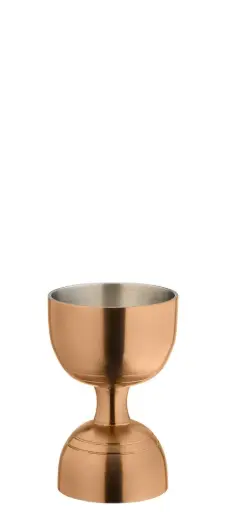 Utopia Rose Gold Bulb Jigger 25ml/50ml (Pack of 6)