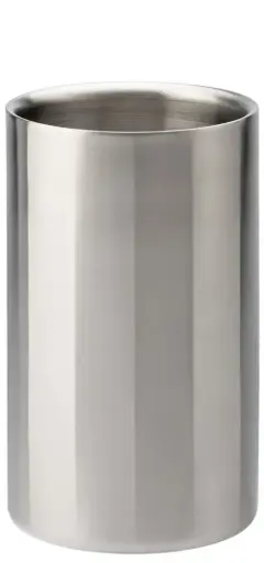 Utopia Satin Double Wall Wine Cooler (20cm x 12cm) (Pack of 6)