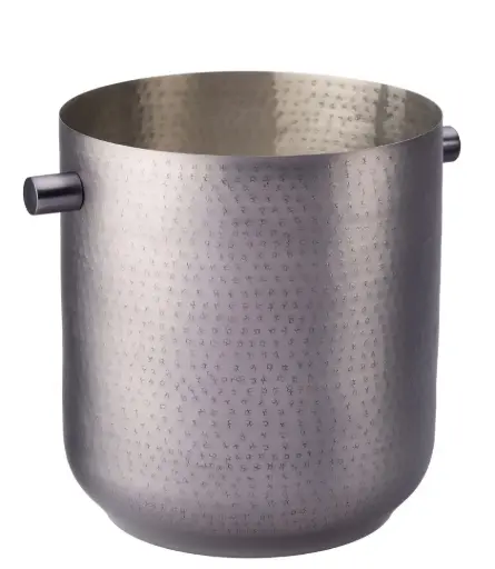 Utopia Gunmetal Wine Bucket 19.5 x 21cm (Pack of 6)