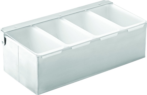 [F91102-000000-B01001] Utopia Condiment Holder - 4 Inserts 11.75" (30cm)